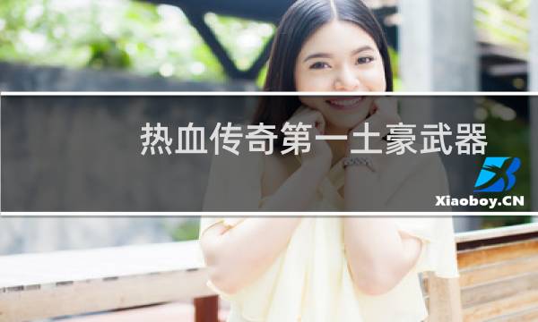 热血传奇第一土豪武器