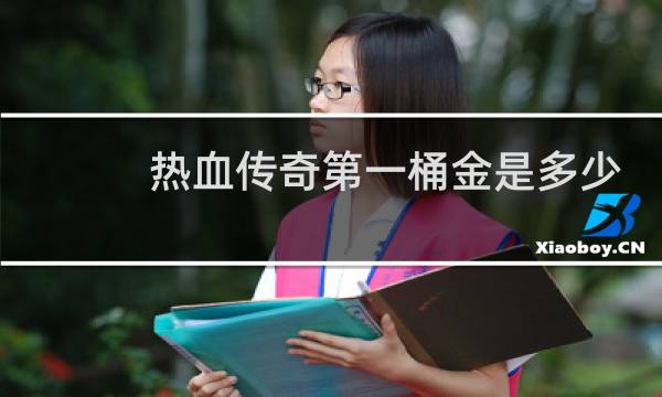 热血传奇第一桶金是多少