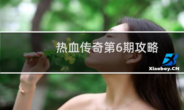 热血传奇第6期攻略