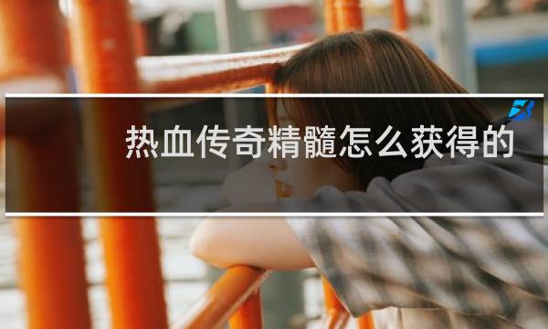 热血传奇精髓怎么获得的