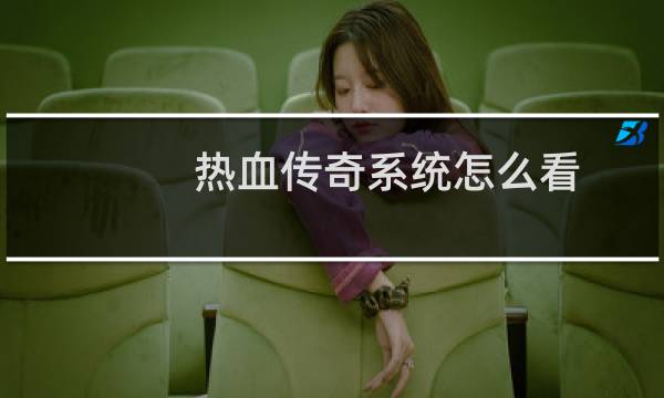 热血传奇系统怎么看