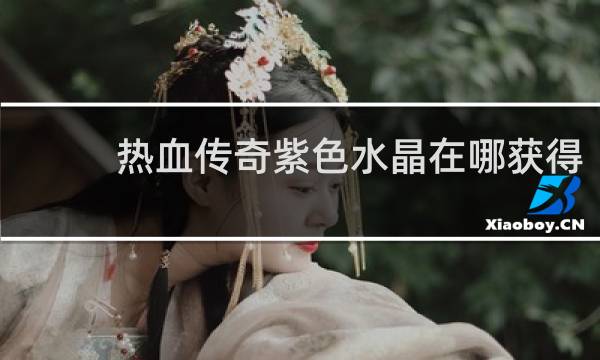 热血传奇紫色水晶在哪获得