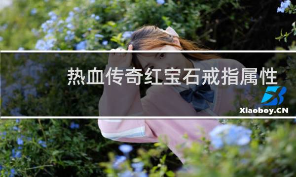 热血传奇红宝石戒指属性