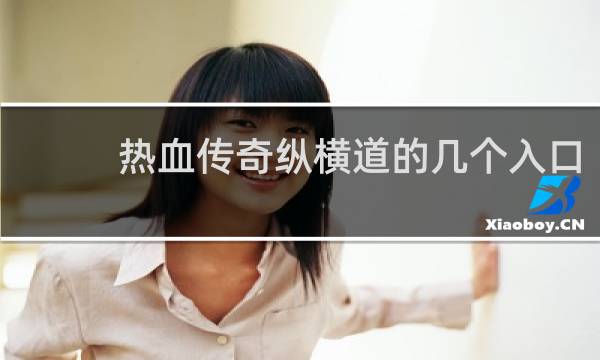热血传奇纵横道的几个入口