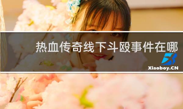 热血传奇线下斗殴事件在哪