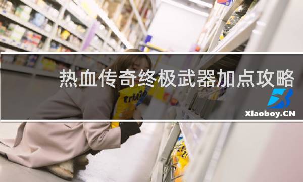 热血传奇终极武器加点攻略