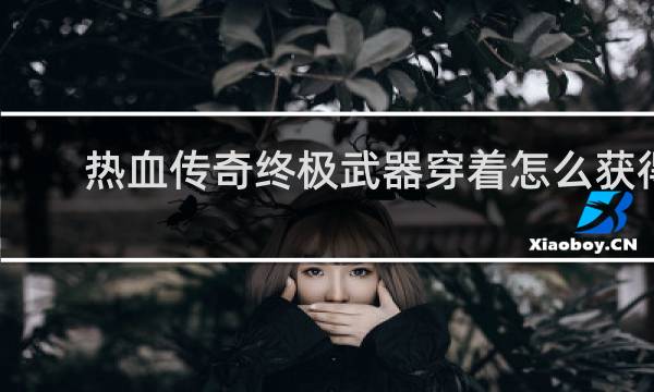 热血传奇终极武器穿着怎么获得