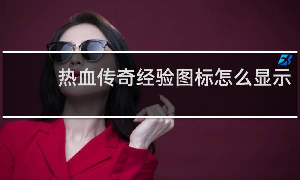 热血传奇经验图标怎么显示