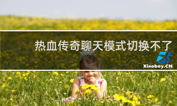 热血传奇聊天模式切换不了