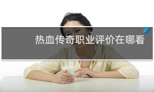 热血传奇职业评价在哪看