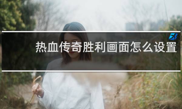 热血传奇胜利画面怎么设置