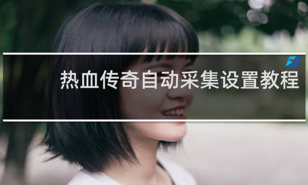 热血传奇自动采集设置教程