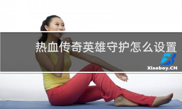 热血传奇英雄守护怎么设置