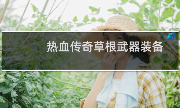 热血传奇草根武器装备
