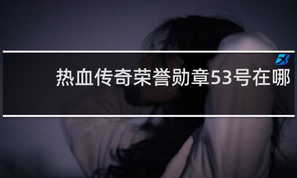 热血传奇荣誉勋章53号在哪