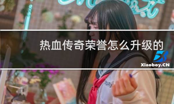 热血传奇荣誉怎么升级的