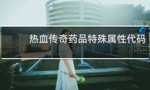 热血传奇药品特殊属性代码