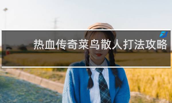 热血传奇菜鸟散人打法攻略