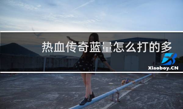 热血传奇蓝量怎么打的多