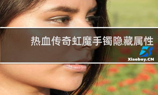 热血传奇虹魔手镯隐藏属性