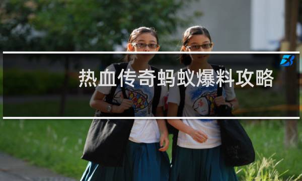 热血传奇蚂蚁爆料攻略