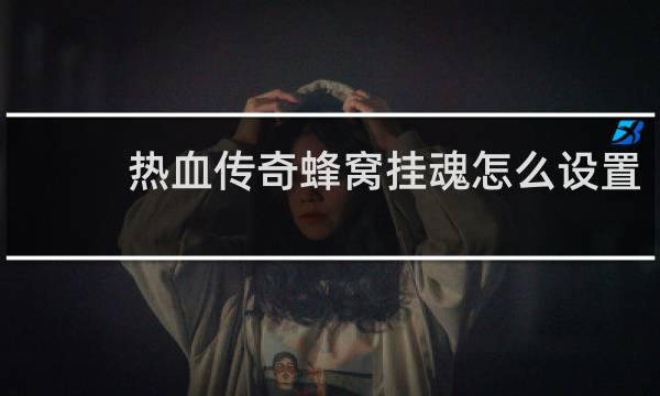 热血传奇蜂窝挂魂怎么设置