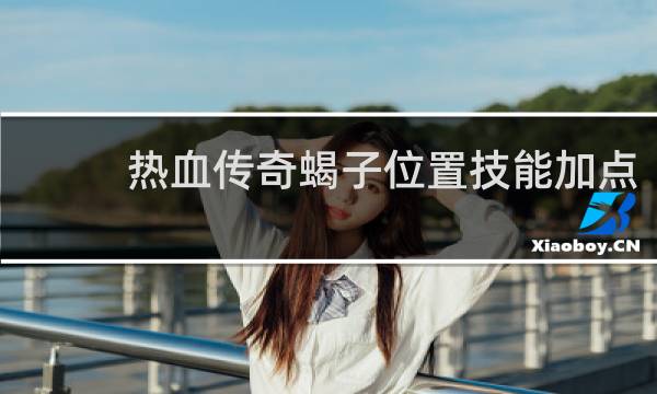 热血传奇蝎子位置技能加点