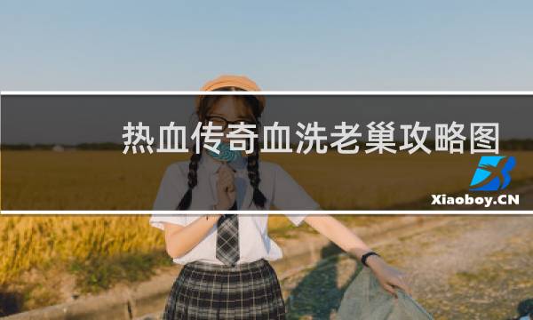 热血传奇血洗老巢攻略图