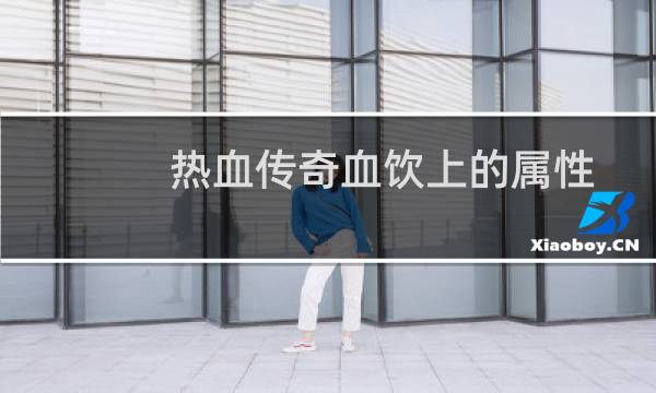 热血传奇血饮上的属性