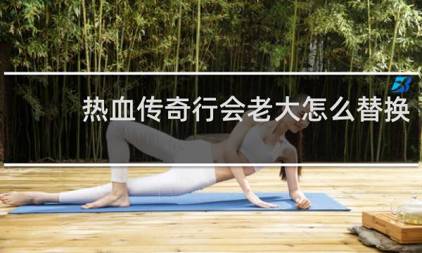 热血传奇行会老大怎么替换
