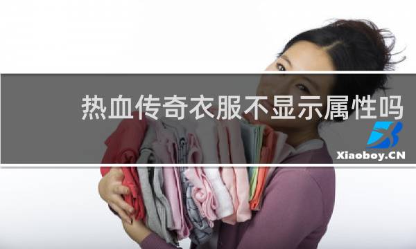 热血传奇衣服不显示属性吗
