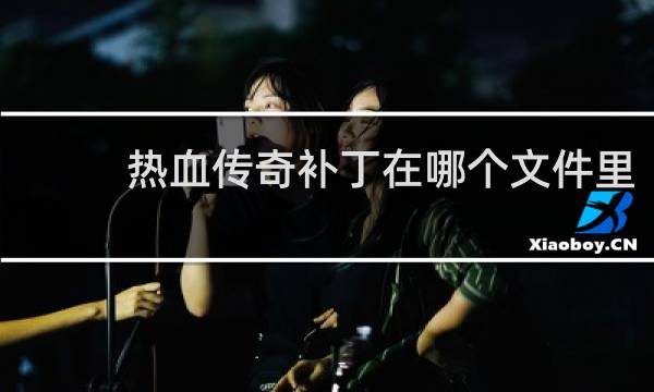 热血传奇补丁在哪个文件里