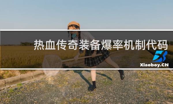 热血传奇装备爆率机制代码