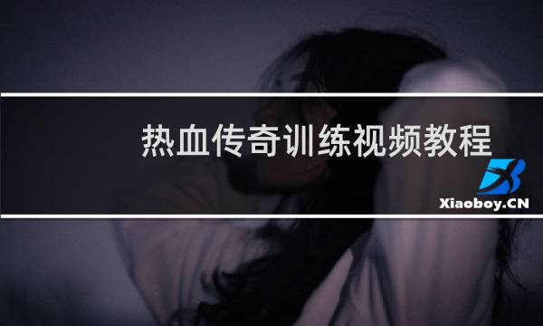 热血传奇训练视频教程