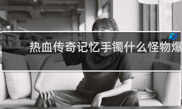 热血传奇记忆手镯什么怪物爆