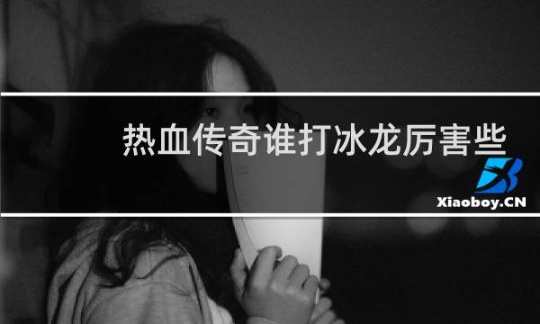 熱血傳奇誰打冰龍厲害些