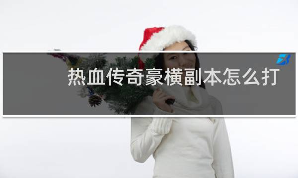 热血传奇豪横副本怎么打