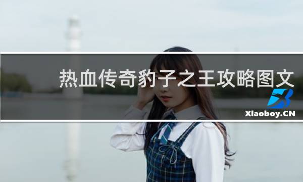 热血传奇豹子之王攻略图文