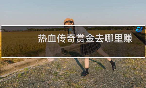 热血传奇赏金去哪里赚
