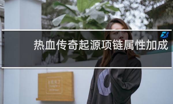 热血传奇起源项链属性加成