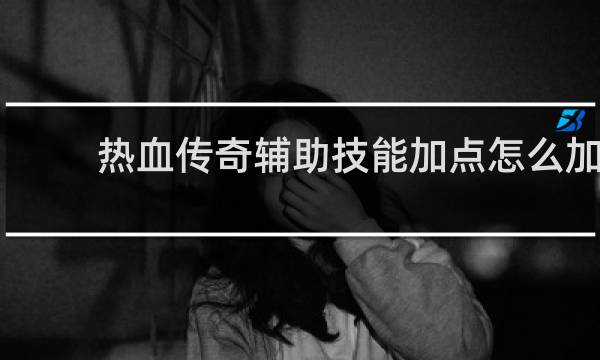 热血传奇辅助技能加点怎么加