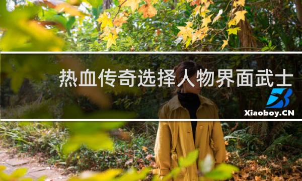 热血传奇选择人物界面武士