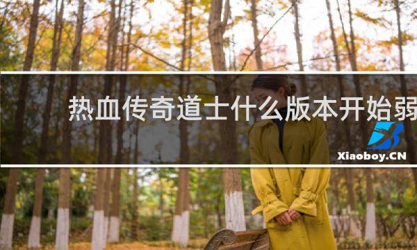 热血传奇道士什么版本开始弱