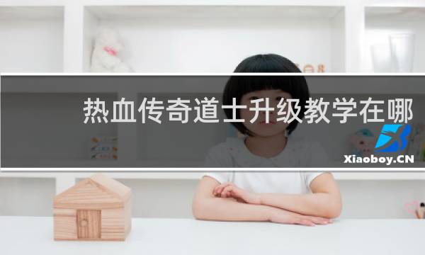 热血传奇道士升级教学在哪