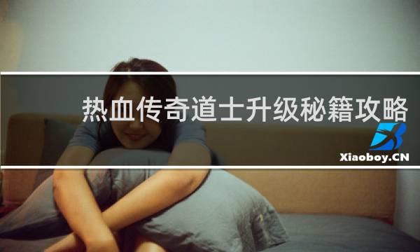 热血传奇道士升级秘籍攻略