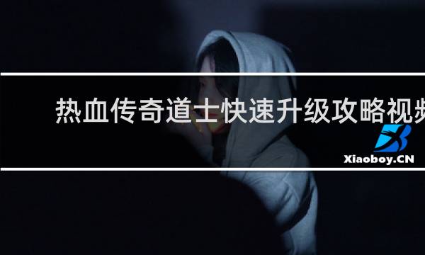 热血传奇道士快速升级攻略视频