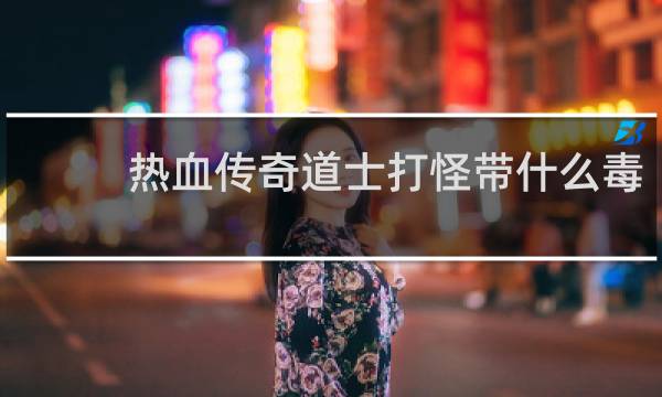 热血传奇道士打怪带什么毒
