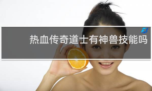 热血传奇道士有神兽技能吗