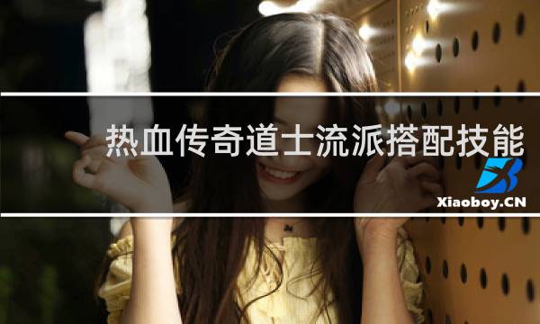 热血传奇道士流派搭配技能