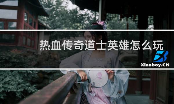 热血传奇道士英雄怎么玩